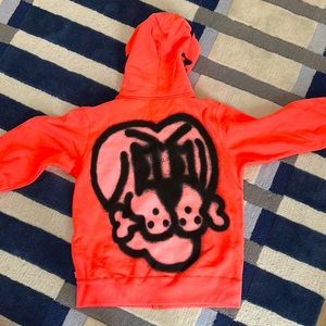 supreme bone zip up hoodie